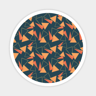 Triangle Shapes Seamless Pattern 018#002 Magnet